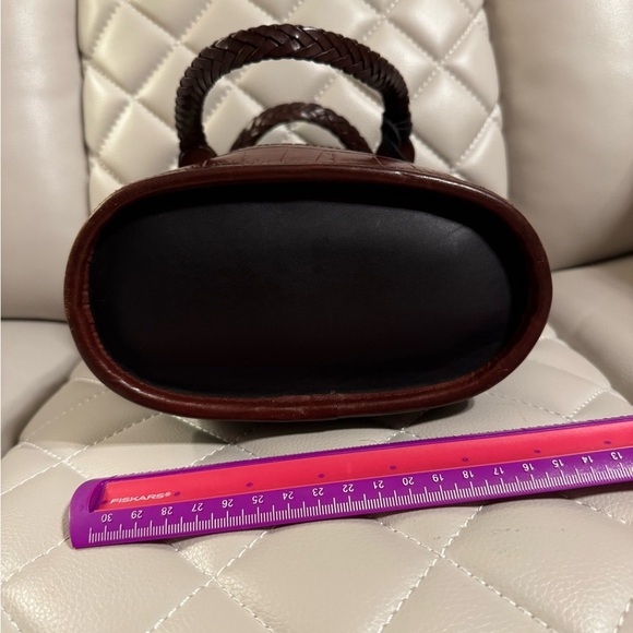 Elegant Black and Brown Brighton Handbag with Heart Accents - Picture 6 of 11